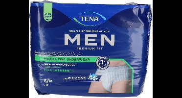 Voordeelverpakking van 2 x TENA Men PremiumFit underw Level 4 Medium 12st (798308)