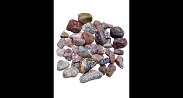 Jaspis luipaard 250 gr. trommelstenen (mt2-3)