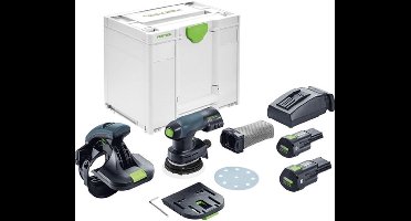 Festool ES-ETSC 125 3,0 I-Plus Accu Kantenschuurmachine 18V 3.0Ah in Systainer - 577697