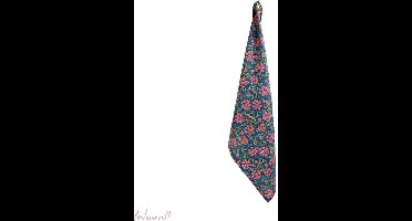 Imbarro - Keukendoek - Theedoeken - Set van 2 - Fayah - Blauw/Roze - 50 x 70 cm