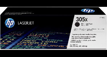HP 305X - Tonercartridge - Origineel - Hoge Capaciteit - Zwart