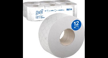 Scott - Toiletpapier essential jumbo 200m wit 8614