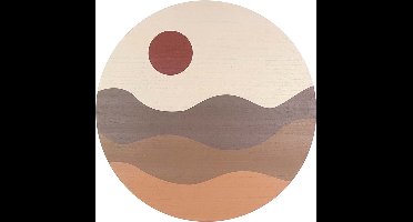Wall art Sunset MDF