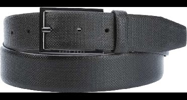 BOSS leren heren riem - zwart