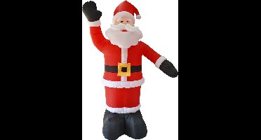 Gerimport Grote opblaasbare kerstman - 180 cm - met led verlichting - kerstdecoratie