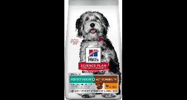 Hill's Science Plan Hondenvoer Adult Perfect Weight & Active Mobility Medium Kip 12 kg