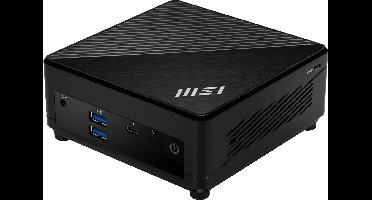 MSI Cubi 5 12M-003BEU - Barebone PC - Core i3 (1215U) - (Geen RAM, SSD en OS) - Zwart