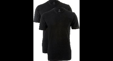 T-shirt van OLYMP (2-Pack) - O-neck - zwart
