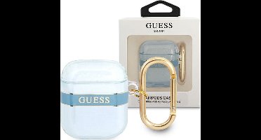 Guess - GUA2HHTSB - AirPods cover blauw/blauwe Strap Collection