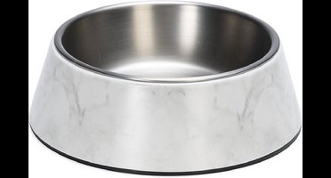 Designed by Lotte Eetbak Meis - Hondenvoerbak - Melamine - Wit - 17,5 cm - 350 ml