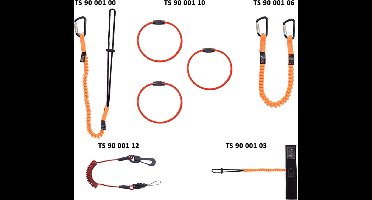 Kratos Safety gereedschapslijnenset 7 stuks - TS9010100 - 1.30 m