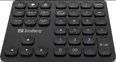 Sandberg - 630-09 - Wireless Numeric Keypad Pro - Zwart