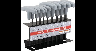 T-handvat inbussleutel Set (10 Delig 2-10 mm)