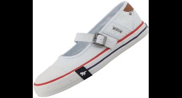 Mustang dames ballerina canvas wit