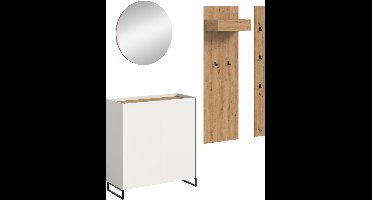Drive garderobe opstelling D27 wit.