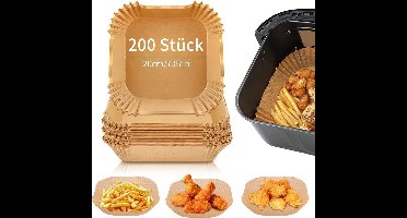 200 vellen bakpapier, voorvoor ovens, magnetrons, stoomovens en airfryers.