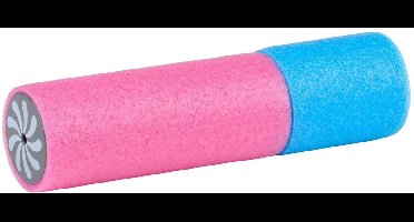 Eddy Toys Waterpistool van foam 15 cm - 8x - waterspuiten klein model - spuit 7 meter ver - roze - water speelgoed
