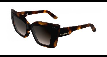 Karl Lagerfeld KL6204S BLACK DARK TORTOISE/BROWN 53/16/140 Damenbrillen Zonnebrillen