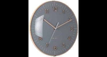 Karlsson Wandklok Esencia Dome - Donkergrijs - Ø30cm - Wandklok Modern