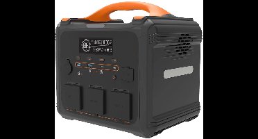Powerstation - Generatoren - Aggregaat - Stroomgenerator - Generator - 1200W - 1102.5Wh Capaciteit - Draagbare Power Station - LiFeMnPo4 Batterij – Snelle Oplaadfunctie – PD100W Uitgang – Pure Sinusgolf