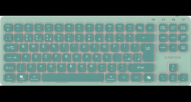 Canyon OnType 10 - Mechanisch Toetsenbord - TKL - Laag Profiel - Groen