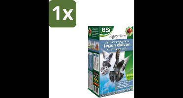 1 x BSI – Duivenpinnen – Pigeon Free Inox – Vogelafweer 1,5 m - Duiven Verjagen - Vogelwering Gebouw - Anti-duiven Pinnen - Duurzame Vogelbescherming - Vogeloverlast Op Balkon