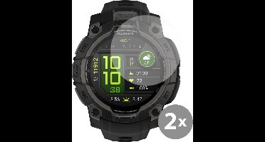 Just in Case screenprotector geschikt voor Garmin Instinct 3 (45mm) - 2 stuks