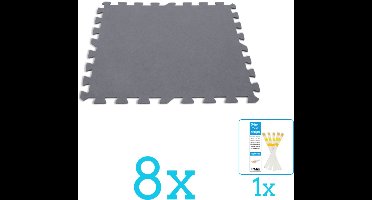 Intex - Zwembad Ondergrond - Zwembadtegels 50x50 cm - 8 Tegels - Volumebundel - Vloertegels - 8-delig