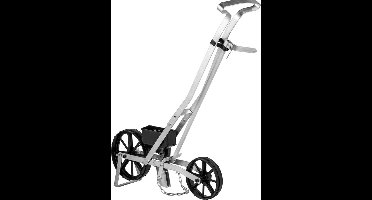 Vevor - Multifunctionele Hand-Push Zaaimachine - Precisie Gazonstrooier - 6 Zaaiplaten - Instelbare Rijmakering - 78-84 cm - Verschillende Gewassen - Zilver