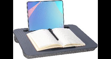 Draagbaar Laptopbureau met Kussen voor Laptops tot 16 Inch | Schoottafel Tafel voor Thuis en Onderweg