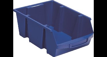 8 opbergbakjes blauw 455x300x175 mm MW Tools BOT50