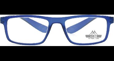 Montana MNR3B Leesbril nekhanger Blauw +3.50 - Rechthoekig - Lange poten