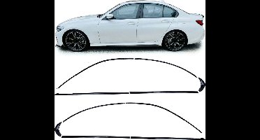 Shadow Line Raam Sierlijsten Hoogglans Zwart Geschikt voor Bmw 3 Serie G20 vanaf 2019