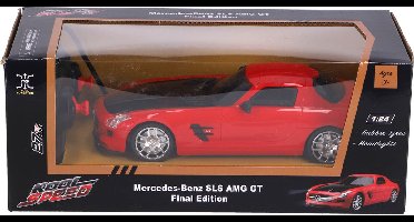 Mercedes-Benz - Radiografisch bestuurbare Auto - 124 Schaal - Rood - SLS AMG GT Final Edition