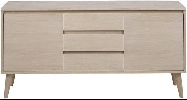 FYN Naila - Dressoir - Eiken wit