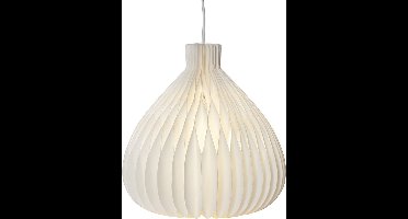 Lampenkap "Honeycomb" van FSC-papier, wit, opvouwbaar, voor E14-fitting, 28 cm