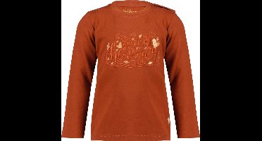 4PRESIDENT T-shirt meisjes - Brandy Brown - Maat 92 - Meiden shirt