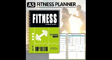 S&E Fitness Journal A5 – Workout Planner & Tracker voor Mannen en Vrouwen - workout dagboek