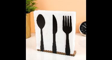 Servetten houder 'bestek'