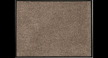 MD Entree - Sahara Sand Deurmat - Droogloopmat - Schoonloopmat - 60 x 80 cm - Poolhoogte 10 mm - Antislip - Hoge vochtabsorptie - Wasbaar - Hoogwaarige kwaliteit - Verschillende afmetingen & Kleuren.