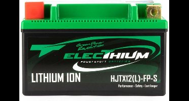 Batterie Lithium Electhium pour Moto Aprilia 1000 Rsv4 Rr Racer Pack 2015 HJTX12(L)-FP-S / YTX12-BS / 12.8V 3Ah Neuf