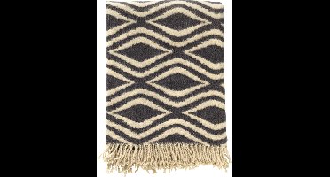 AMORELLA | plaid 150x200 cm | Charcoal Gray | antraciet | Hoii
