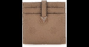 GUESS Kaarthoes Cresidia Tab Card Case Dark Taupe Bruine