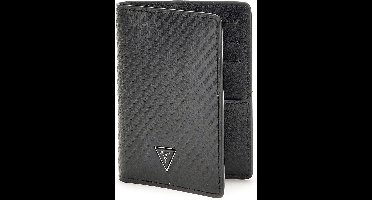 GUESS Leren Kaarthoes Mito Card Holder Black Zwart