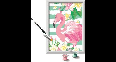 Ravensburger CreArt Think Pink Flamingo Set kleuren op nummer