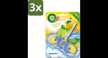 Air Wick - Geparfumeerd Toiletblok - Citroen & Bergamot - 1 Stuk - Bulkverpakking - 3 stuks