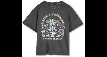 Zadig & Voltaire X60528 T-shirt Met Korte Mouwen Grijs 8 Years Meisje