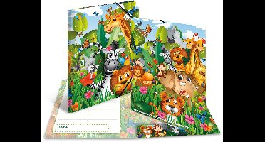 Elastomappen A4 Karton Jungle