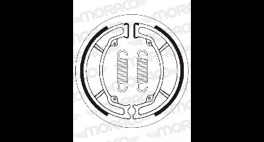 Mâchoire de frein SBS pour Moto Yamaha 125 XT 1982 à 1993 2034 Neuf