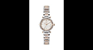 Gc Gc Vogue Cable Mini Quartz Analoog Horloge Roségoud En Zilver Case: 100% Stainless Steel | Armband: 100% Stainless Steel 30 mm Z57001L1, Z57002L1